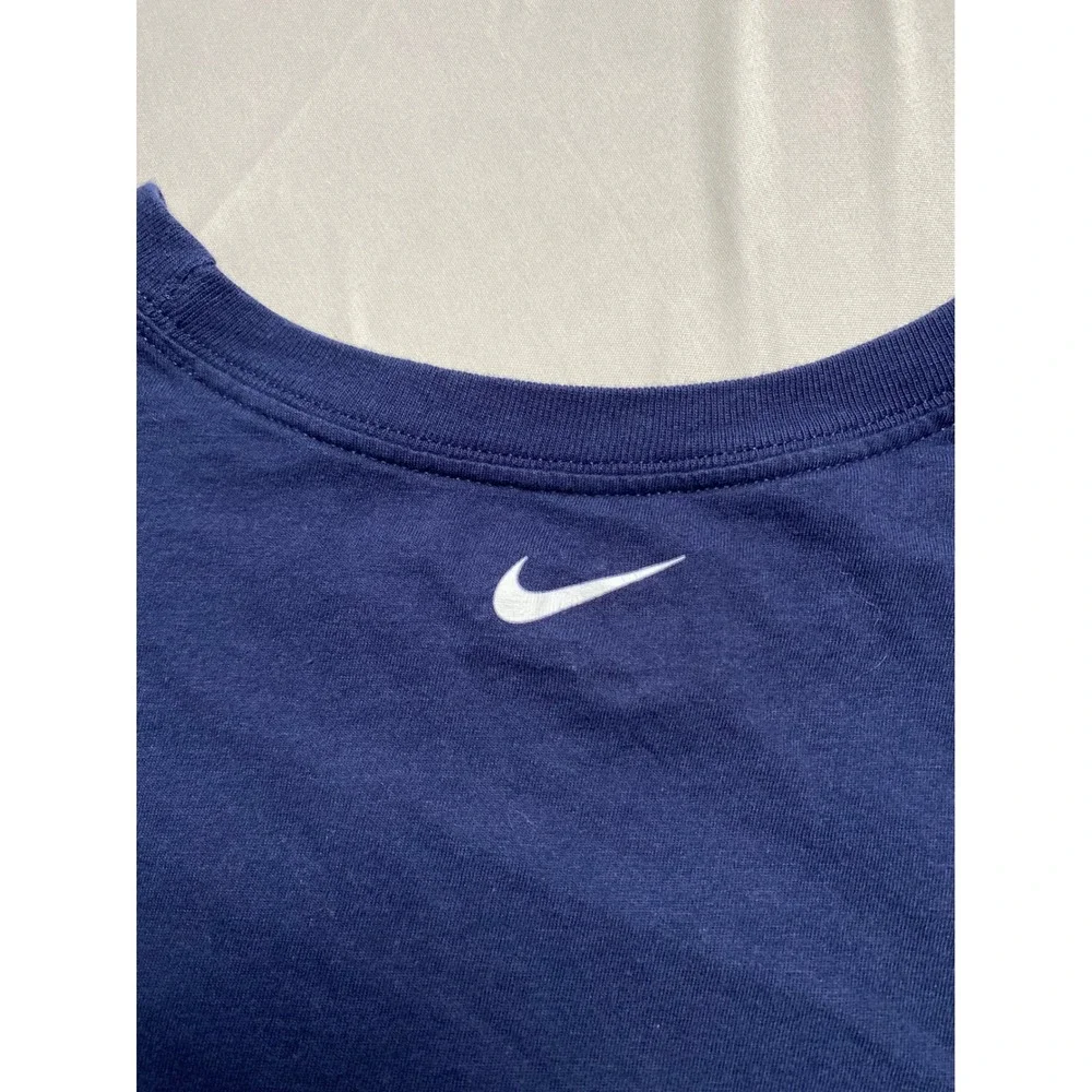 Nike Georgetown Basketball Mens Blue Long Sleeve T-Shirt BV2000-41S Large